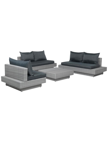 Loungeset »Capetown«, 5 Sitzplätze, inkl. Auflagen Standard